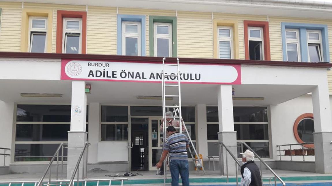 okulumuzun tabelasini yeniledik adile onal anaokulu